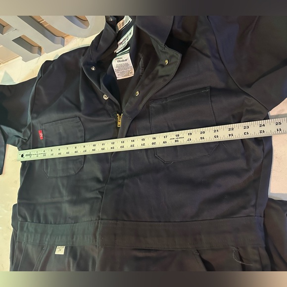 Armorex Unifirst FR Coveralls Jumpsuit 42R Navy L/Sleeve 6 Pocket NWOT - Picture 6 of 10